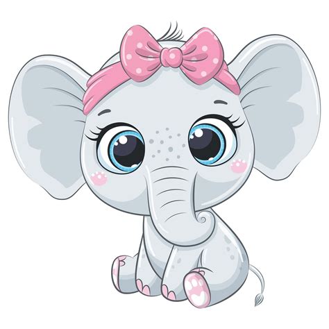Sintético 99 Foto Stickers De Elefantes Para Baby Shower Niña Cena Hermosa