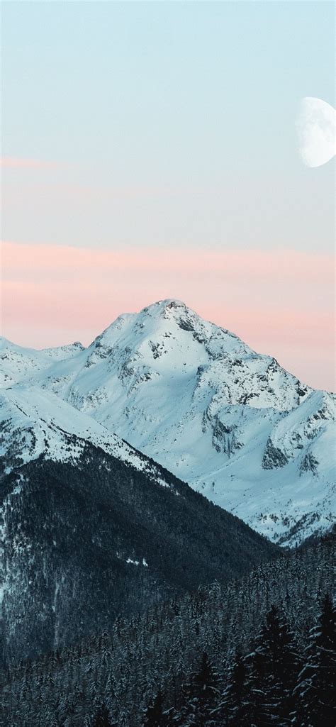 Cold Daylight Mountains Landscape 4k Iphone 11 Wallpapers Free Download
