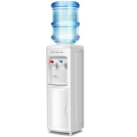 Top Loading Stainless Steel Water Cooler Dispenser Cold Hot 5 Gallon