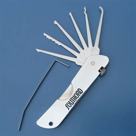 Through picking, you'll come to that conclusion pretty easily. Jackknife Folding Lock Pick Set - LearnLockPicking.com
