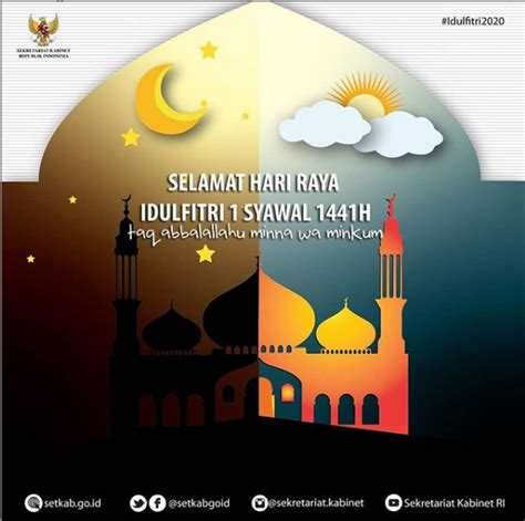 Sekretariat Kabinet Republik Indonesia Selamat Hari Raya Idulfitri