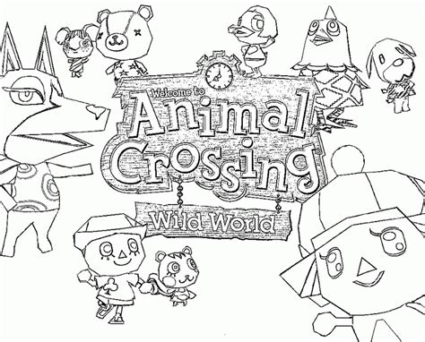 Animal Crossing Coloring Pages - Coloring Home