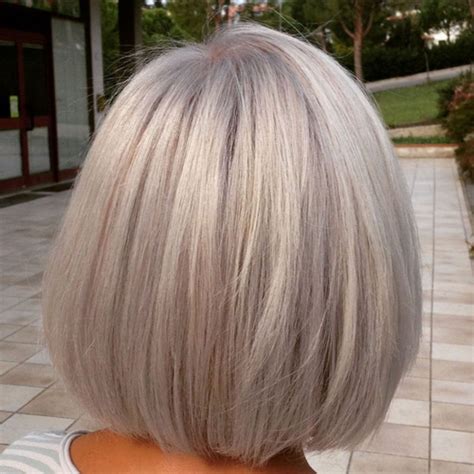 Silver Blonde Bob Gorgeous Gray Hair Beautiful Gray Hair Grey Hair