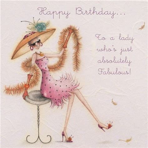 Cards To A Lady Who S Absolutely Fabulous To A Lady Who S Absolutely Verjaardagskaarten