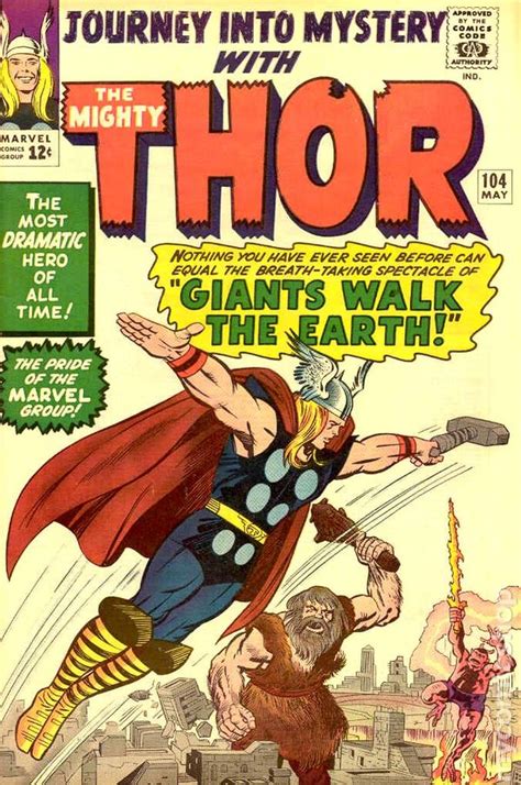 Thor 1962 Marvel 1st Series Journey Into Mystery Comic Books