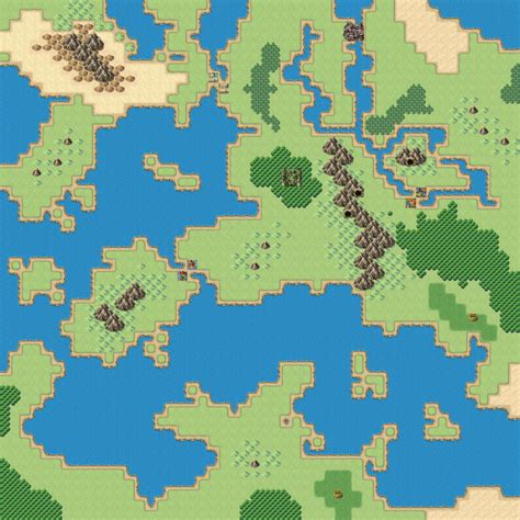 Rpgmaker First Cut Overworld Map In My Campaign