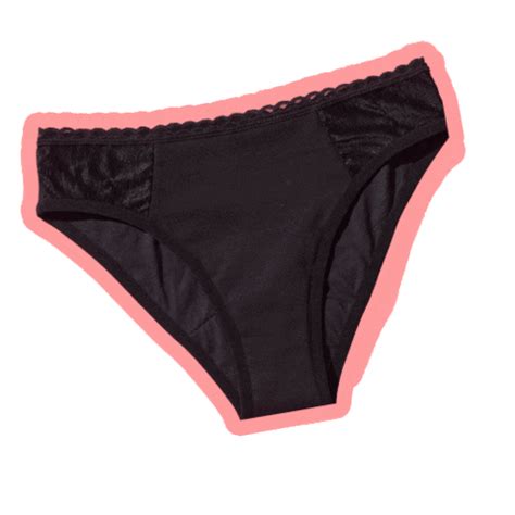 Black Panties Period Sticker By Loveandgreen For Ios Android Giphy