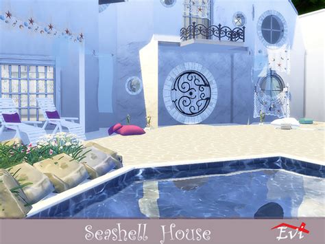 The Seashell House By Evi At Tsr Sims 4 Updates