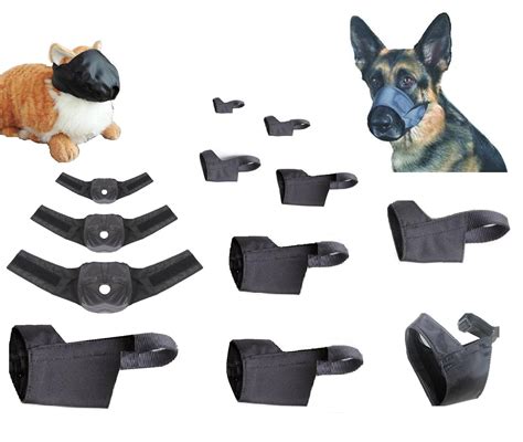 12 Pack Dog And Cat Grooming Muzzles Groomers Muzzle Set By Downtown