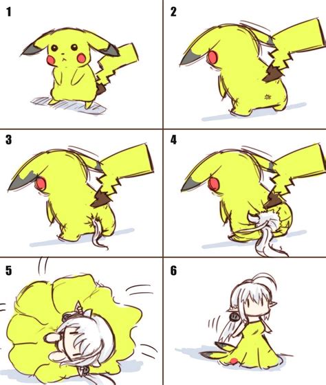 Artist Greenteaneko Collateralds Pokemon Funny Cute Pikachu Anime Funny