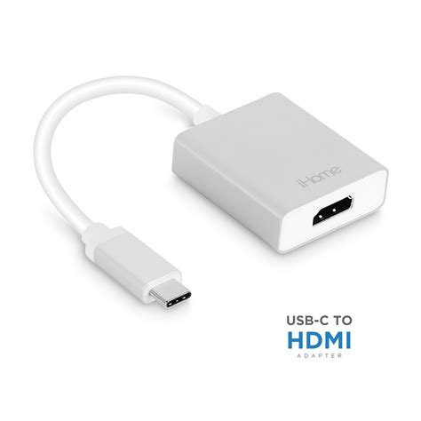 That is to say, by connecting a display and a computer with usb to hdmi adapter, users are able to view images, videos, movies, and slideshows saved on computer from the larger display. iHome USB-C Male to HDMI Female Adapter - Walmart.com ...
