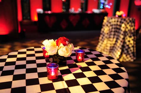 Black And White Checkerboard Linen With White And Red Floral From Alice