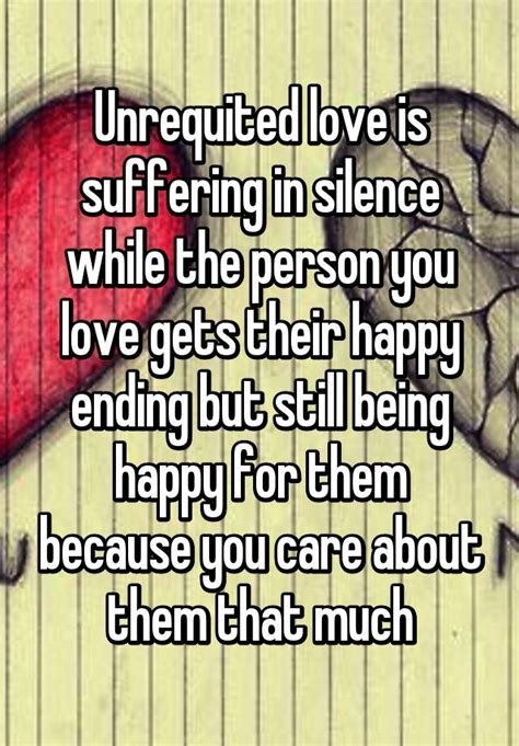Unrequited Love Is Suffering In Silence While The Person You Love Gets
