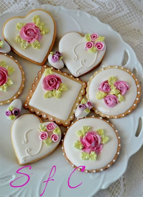 Pin By Sugar Flowers Creations On My Sugar Creations Wedding Cookies