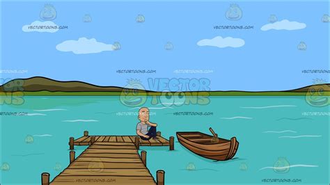 Cartoon Boat Dock Telegraph