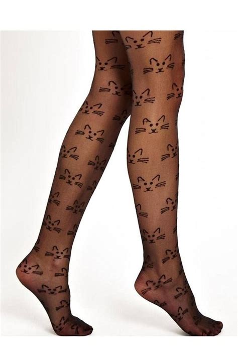 Not A Big Fan Of Cats But These Are Beyond Cute Cat Tights Cute Tights Tights