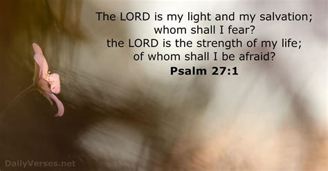 Psalm 271 Bible Verse Kjv
