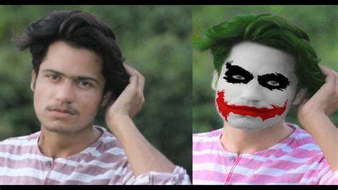 Joker Face Effect Photoshop Cc 2019 Youtube