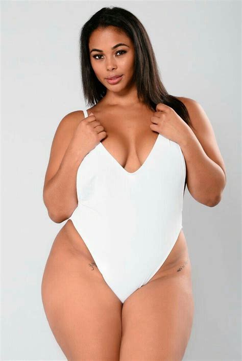 tabria majors plus size swimwear white swimsuit curvy fashion