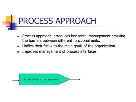 PPT - THE PROCESS APPROACH PowerPoint Presentation, free download - ID ...