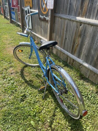 Vintage Schwinn Hollywood Blue Bicycle Bike Ebay