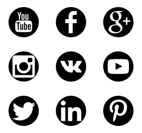 Transparent Background Icon Social Media Png Black And White Social