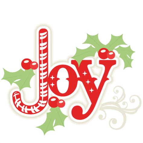 Joy Title SVG scrapbook title christmas cut outs for cricut cute svg