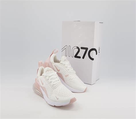 Nike Air Max 270 Trainers Summit White Pink Oxford Barely Rose Women