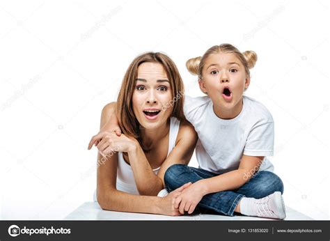 mother daughter stock image
