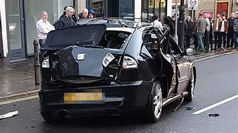 Smoker Blows Up Car As He Lights Cigarette After Spraying Air Freshener