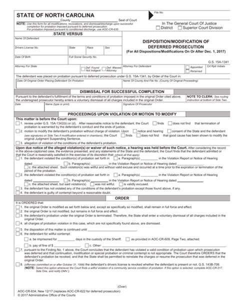 Form Aoc Cr 634 Fill Out Sign Online And Download Fillable Pdf