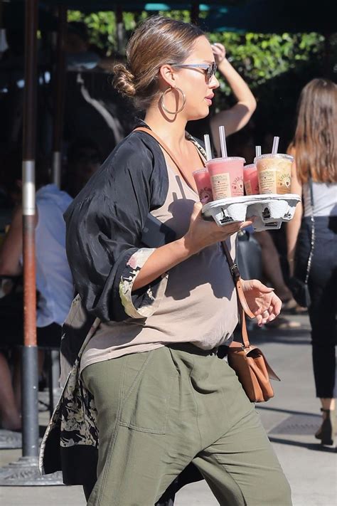 Pregnant JESSICA ALBA Leaves Urth Caffe In West Hollywood HawtCelebs