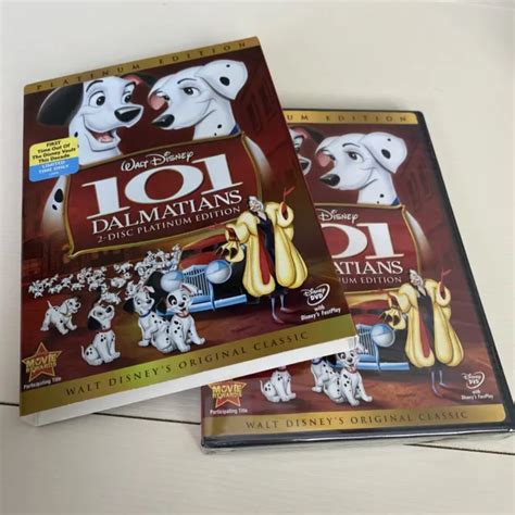 Disney 101 Dalmatians Dvd 2008 2 Disc Platinum Edition Factory Sealw