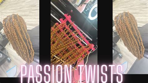 How To Passion Twist Tutorial Wrapping Method Faux Twist Youtube