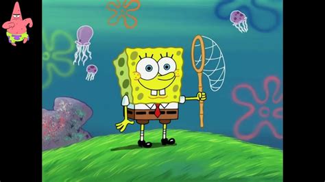 Spongebob Waiting To Capture Jellyfish While Being Narrated For 10