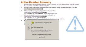 Certain frames will be too large or too. GO TO THE US.: WindowsXP : Active Desktop Recovery Script ...