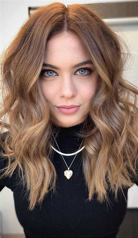 50 trendy hair colors to wear in winter medium bronze blonde sunkissed balayage