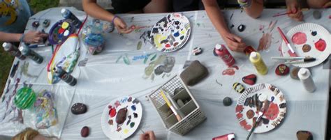 Rock Painting At Kids Parties Is A Hit For Kids All Ages A Great