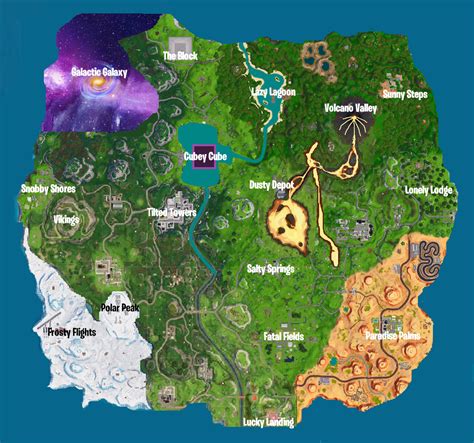 Battle royale game mode by epic games. 26 Fortnite Season 9 Map - Online Map Around The World