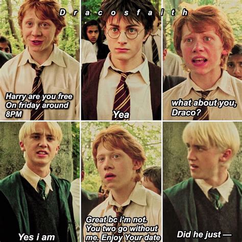 I Do Not Ship Drarry But This Is So Funny Gay Harry Potter Draco