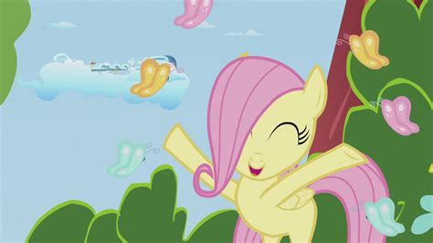 Image Filly Fluttershy Frolicking With Butterflies S5e25png My