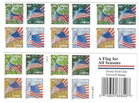 Usps Forever Postage Stamps A Flag For All Seasons Self Adhesive