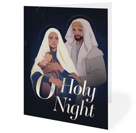 o holy night card diocesan