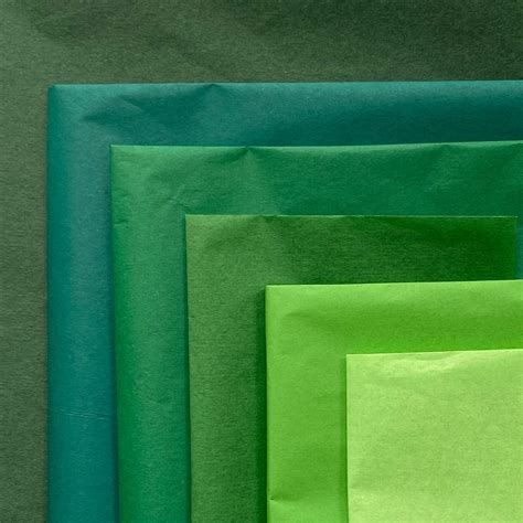 Green Eco Friendly Tissue Paper Green Acid Free T Wrap For Etsy