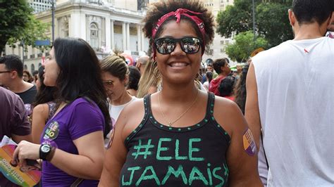 Brazil Thousands Of Women Rally Against Far Right Bolsonaro Womens Rights News Al Jazeera