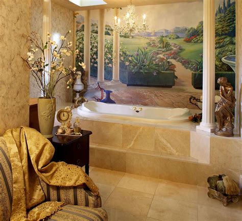 Old World Tuscany Master Bathroom Tuscandecorbedroom Tuscan