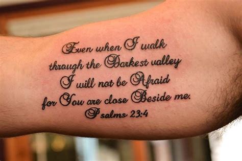 Psalm Script At The Illustrator Tattoo In Dallas Ga With Images