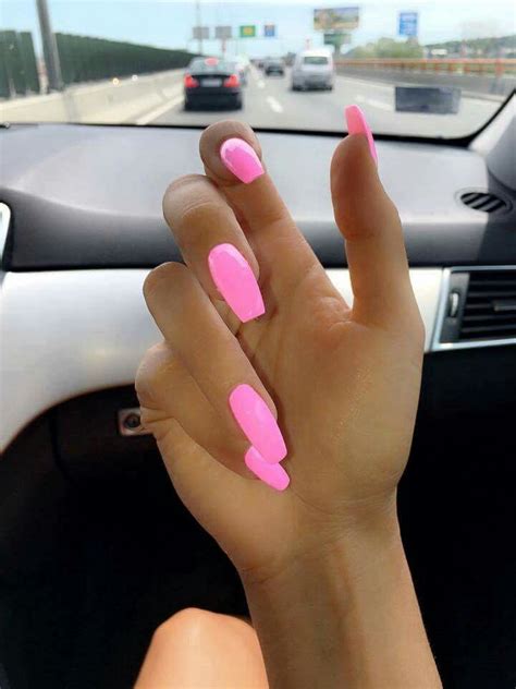 pinterest priincesssprisi pink nails long nails pink acrylic nails