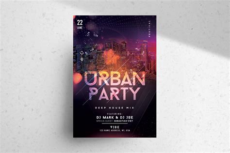 Urban Party Psd Free Flyer Template Pixelsdesign