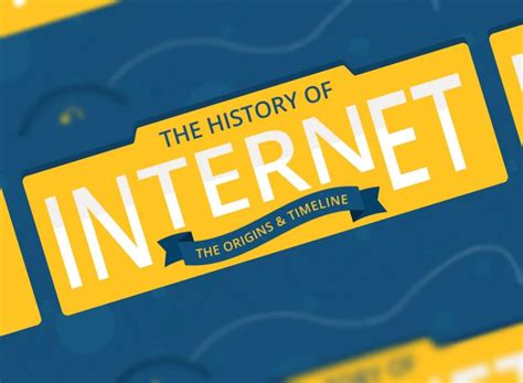 A Timeline Of The Internet 1969—2018 Infographic